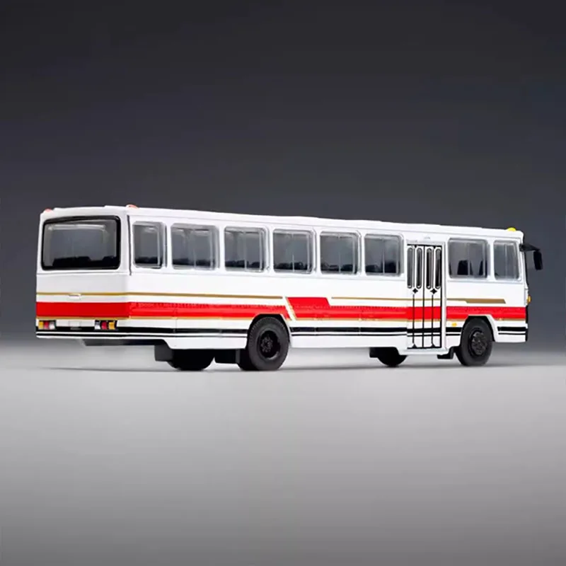 دييكاست الأصلي 1:110 مقياس أحمر أسود الذهب حافلة محاكاة سبيكة سيارة نموذج جمع الديكور لعبة هدية تذكارية العرض