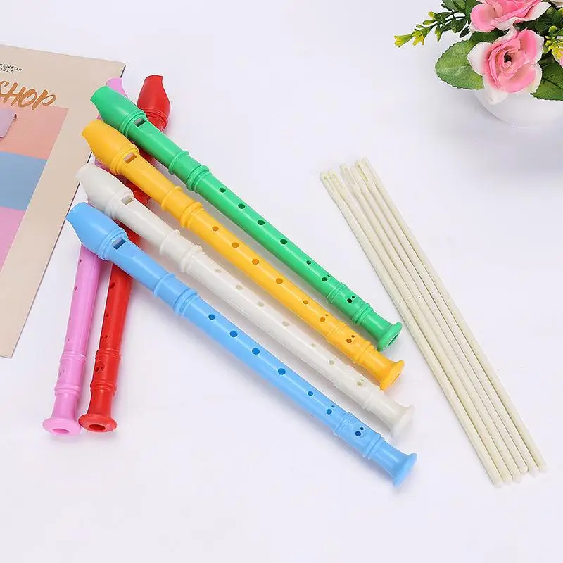 Professional Eight Hole Treble Long Flute Soprano Recorder Clarinet Food Grade ABS Non-Toxic Recorder Flute Instruments