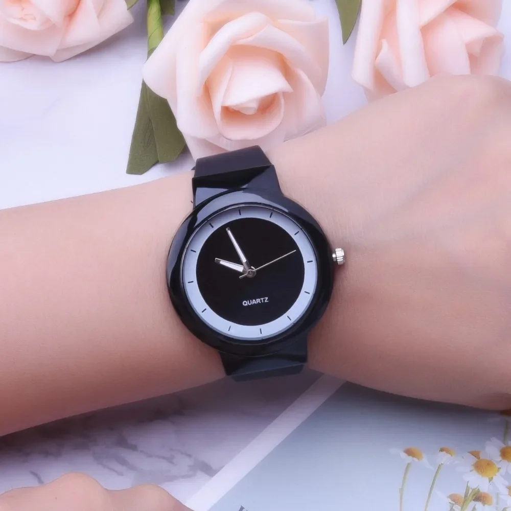 Women Watch Silicone Strap Casual Sports Ladies Watch Gift Clock High Quality Quartz Movement WristWatch Zegarek Damski Relog