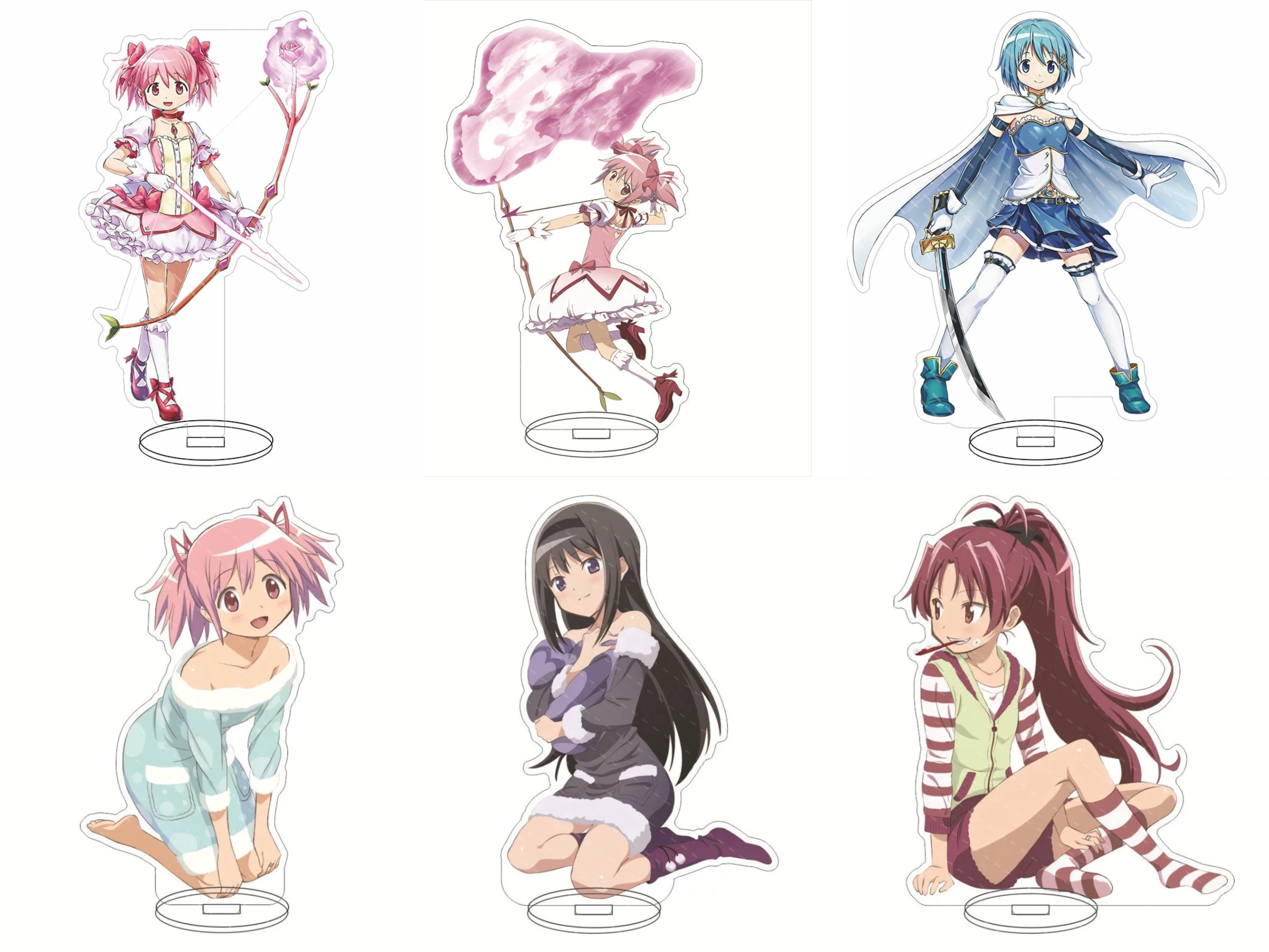 

15cm Anime Puella Magi Madoka Magica Acrylic Stand Model Figure Cosplay Figure Standing Model Fans Collection Desktop Doll Gifts