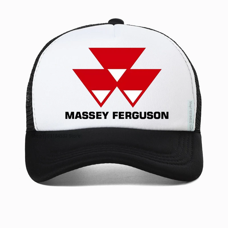 

Massey Fergusone Agricultural Machinery Baseball Cap Tractors Farm Equipment men Mesh breathable Trucker Hat Outdoor Sun Cap