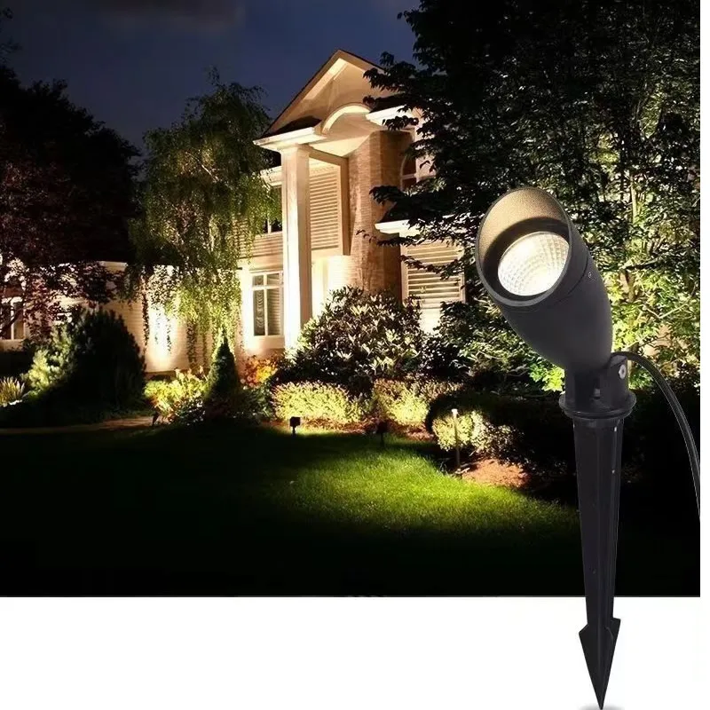 

LED Tree Light Lamp 9W 12W 18W Villa Landscape Spotlight Lawn Flower Terrace Waterproof IP66 Warm White Cold White