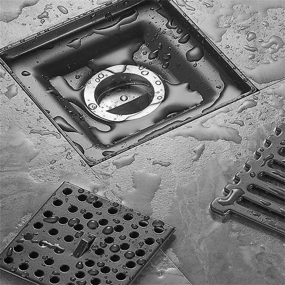 2 Pack Brass Floor Drain Sewer Core Anti Slip Design Odor Proof Drain Stopper Deodorizing Core One Way Valve Rapid Drainage
