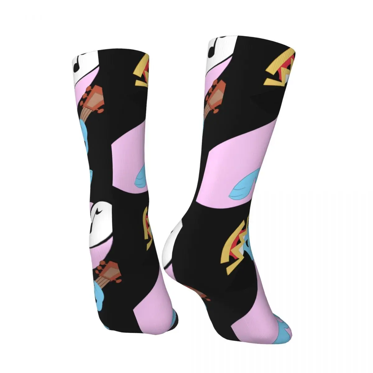 Retro Singing Men's compression Socks Unisex H-Huckleberry Hound Show Harajuku Pattern Printed Novelty Crew Sock