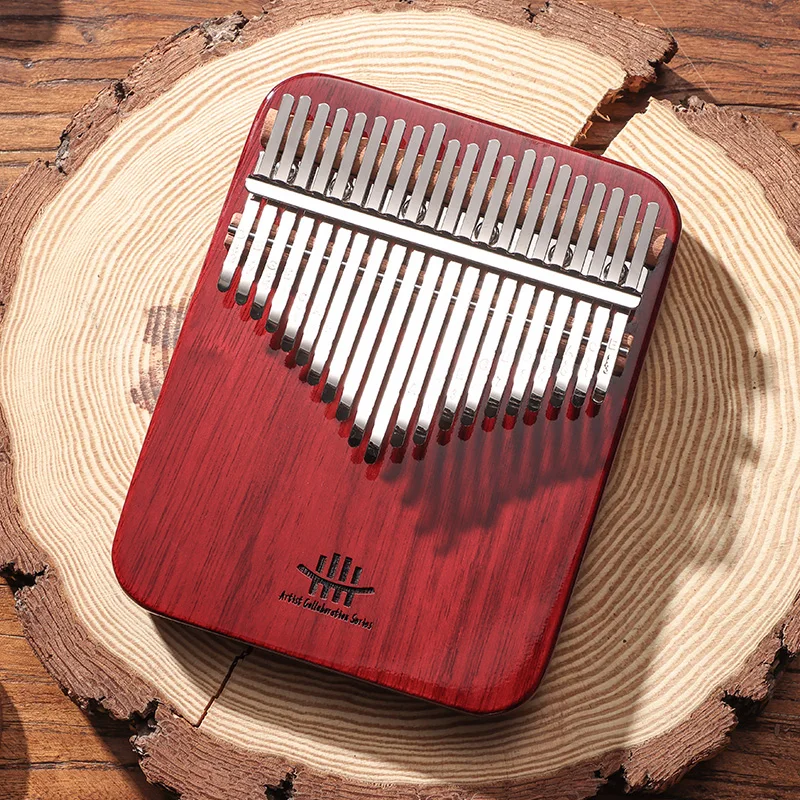 Hluru Professional Kalimba 21 Keys Rosewood, Kalimba 17 keys with case, Thumb Piano Wood Full Solid, Musical Instrument Mbira