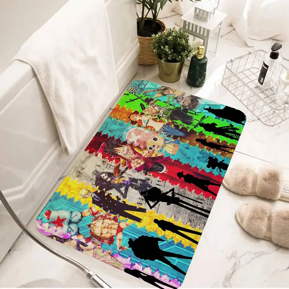 Shonen Anime O-One P-Piece Floor Mat Cheaper Anti-slip Modern Living Room Balcony Printed Bedside Mats