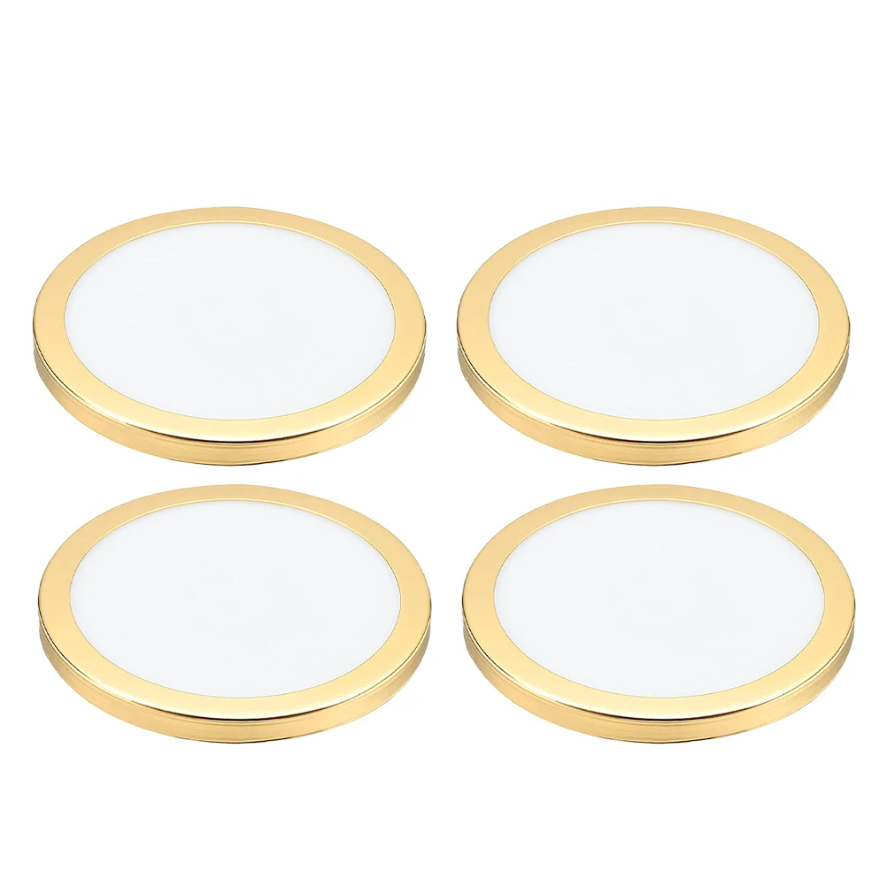 

4Pcs Lampshade Cover Dustproof Acrylic Diffuser for Soft Light Protection Easy Install Round Shade Guard for Bedroom Living Room