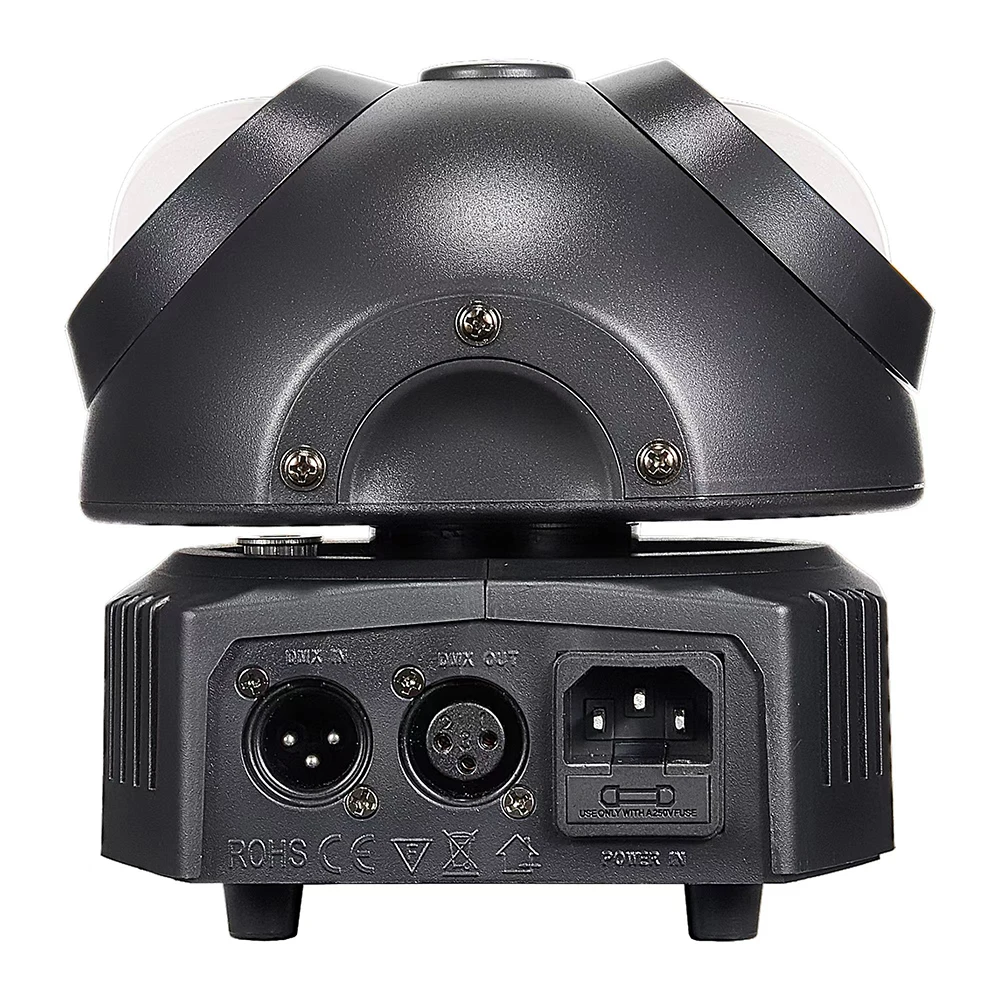 Mini Beetle DJ Disco Ball Lights Colorful LED 36W RGBW Beam+Green Laser Projector Moving Head Lights DMX512 Nightclub Party Show