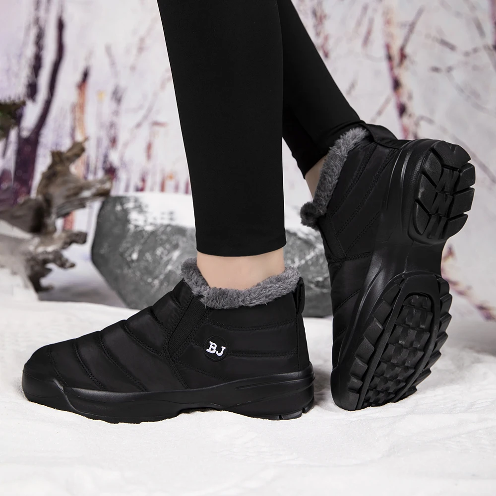 Women's Winter Snow Boots, Warm Hiking Boots, Comfortable Outdoor Boots, Suitable for Winter Outdoor Wear, Women's Snow Boots