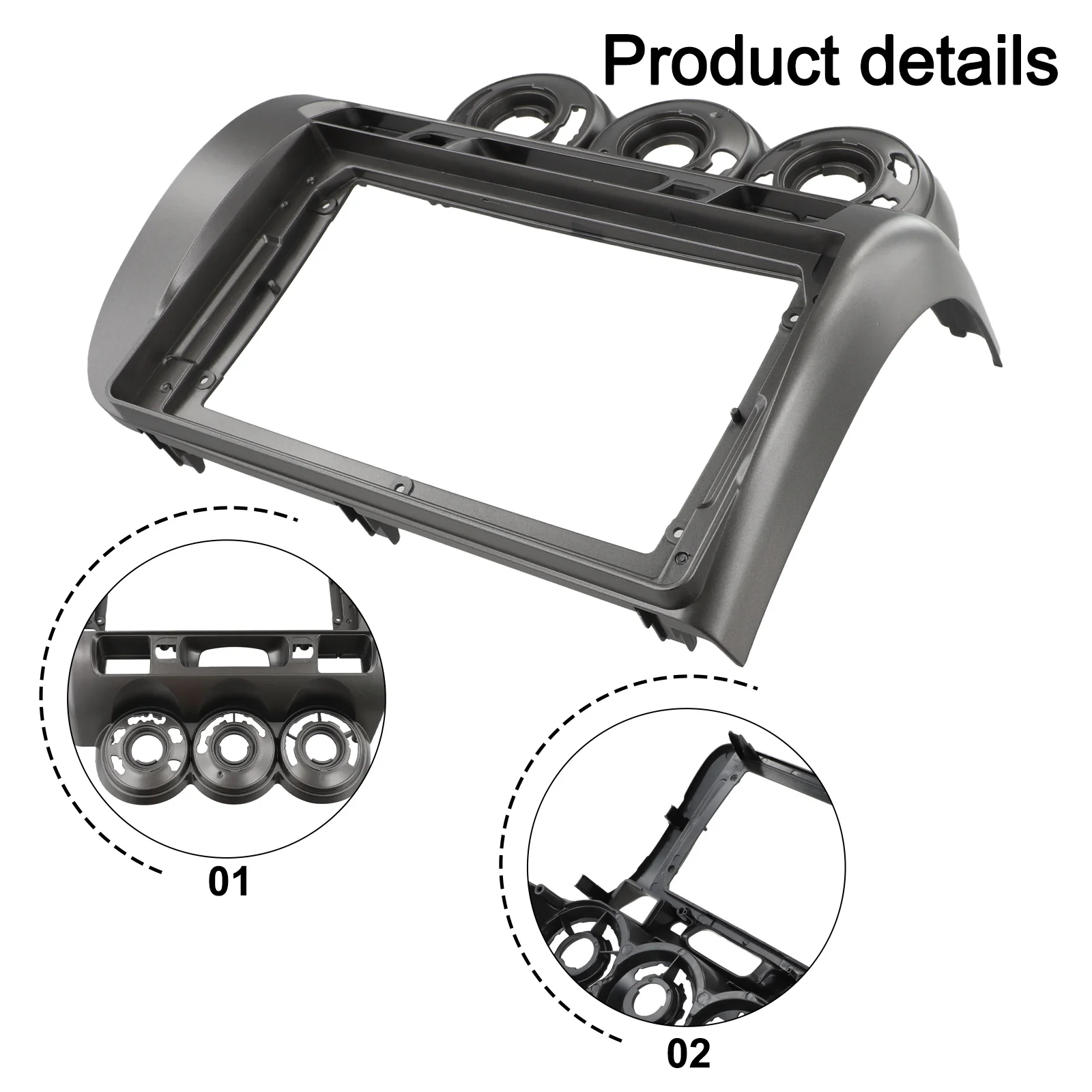 Car Audio Upgrade 9 Inch Bezel 16-Pin Power Socket Customizable Harness Options Easy Upgrade Compatible For 9 Inch Radio