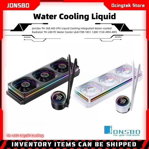 Jonsbo TH-360 AIO CPU Liquid Cooling Integrated Water-cooled Radiator TH-240 PC Water Cooler LGA1700 1851 1200 115X AM4 AM5