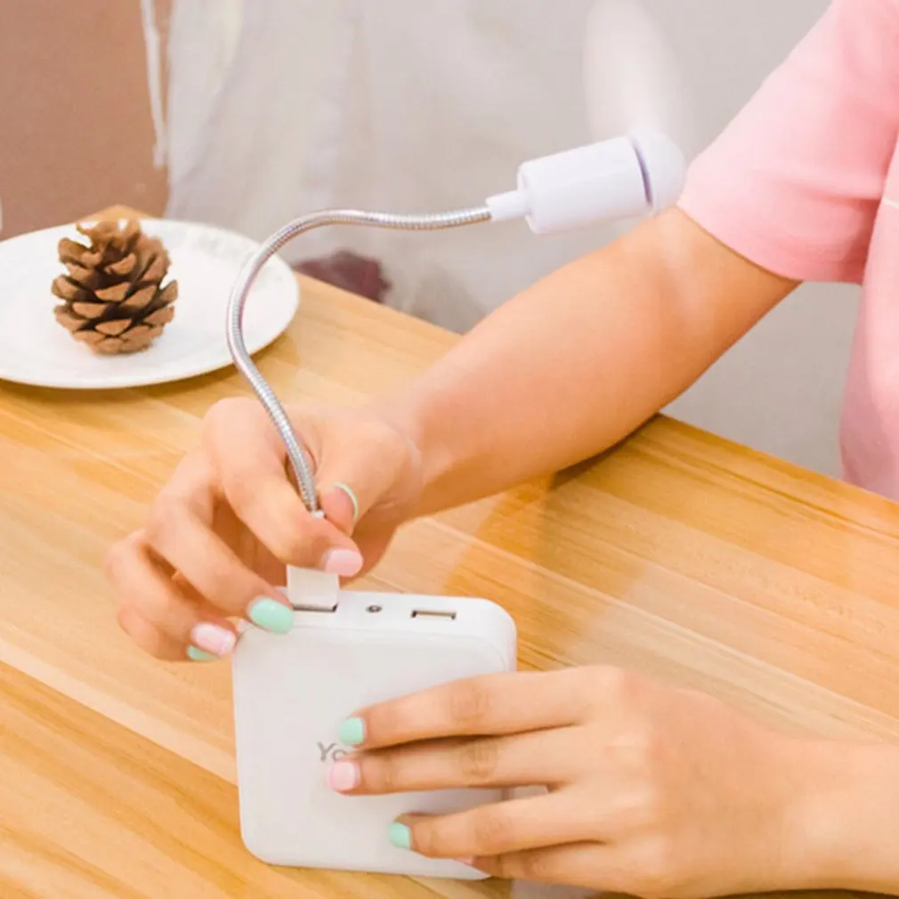 1 Buah Kipas Mini Portabel Kipas Bentuk Ular USB Kipas Pendingin Dapat Disesuaikan Kipas Pendingin Daun Lembut Diam untuk Telepon Komputer Desktop Laptop