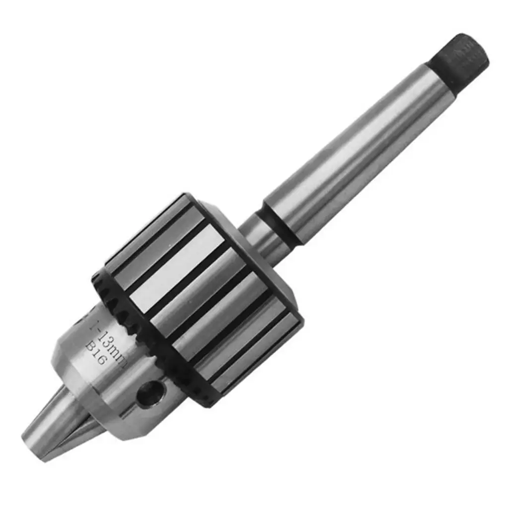 MT2 Keyless Drill Chuck 1-13mm Carbon Steel Quick Change Adapter for Lathe and Drill Machine