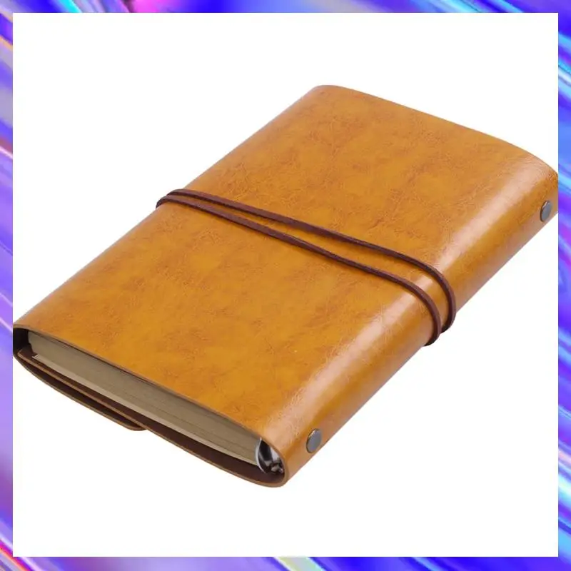 2X 리필 형 노트북 저널, A6 가죽 바운드 여행 일기 여성용으로 쓰기위한 아트 드로잉 스케치북 저널