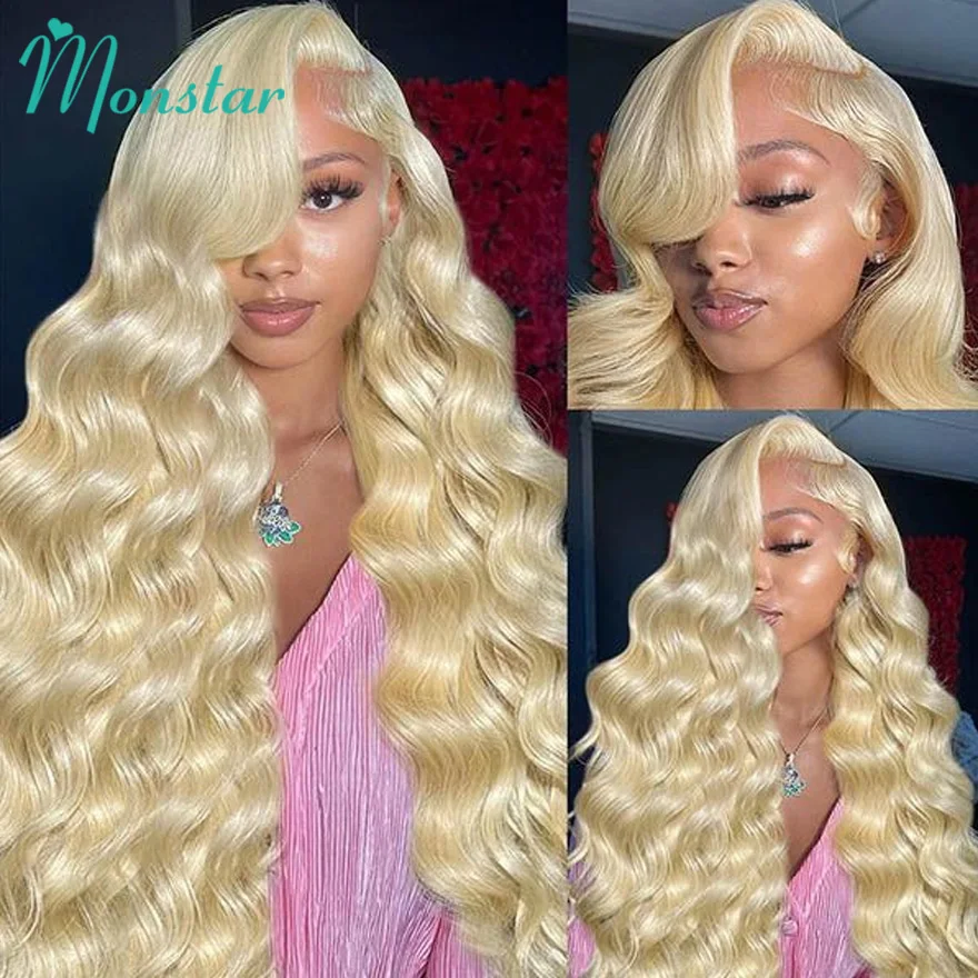 210 250 300 High Density Human Hair Wig 613 Hd Lace Frontal Wig 13x6 13x4 Body Wave Lace Front Wig PrePlucked Vietnamese Raw Wig