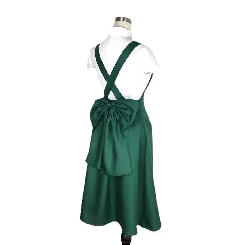 Disfraz de Cosplay de Anime Uzumaki, madre Uzumaki Kushina para Halloween, Carnaval, Navidad, vestido de fiesta elegante, delantal, traje con lazo, camisa