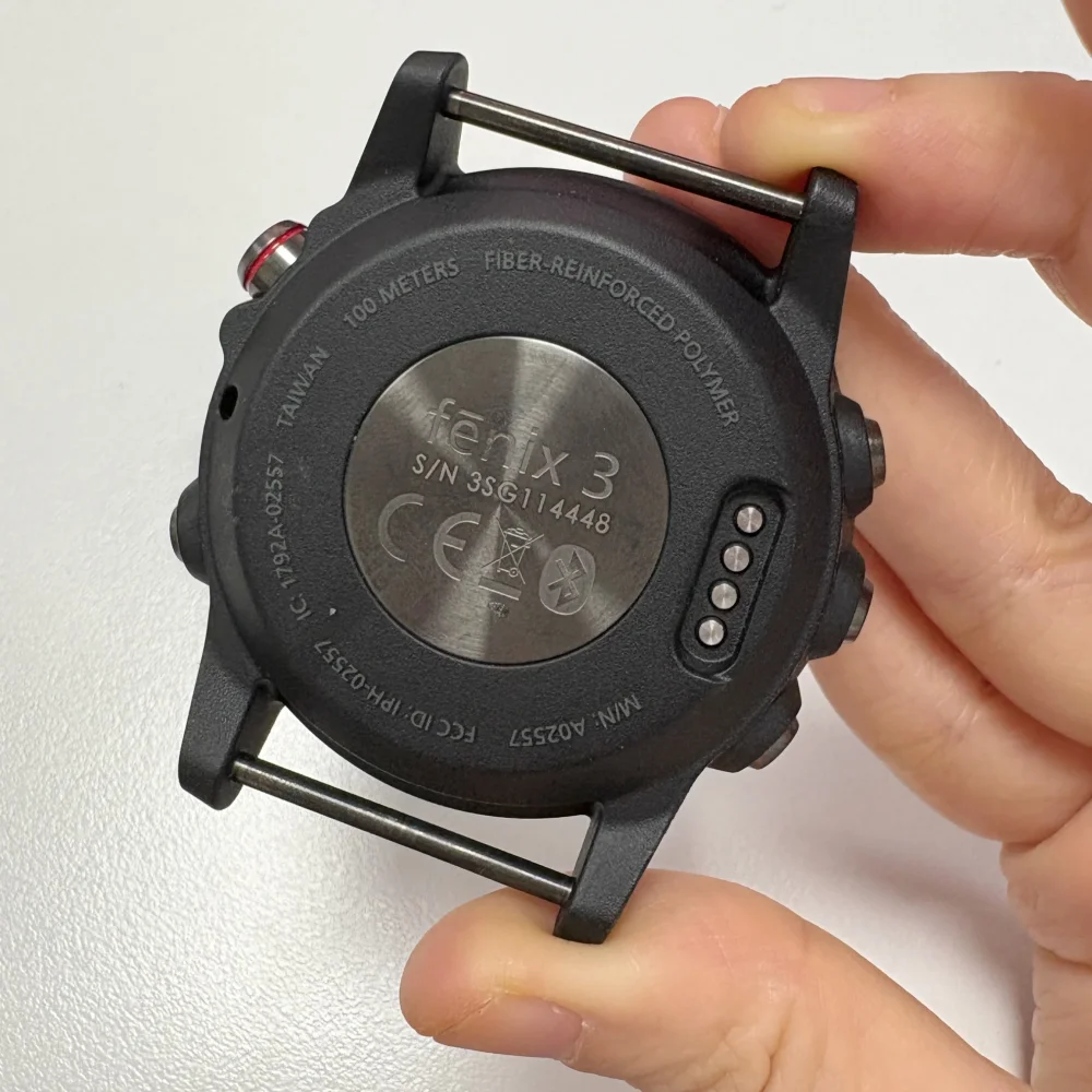 

For GARMIN Fenix 3 Back Cover Case Fenix3 Housing Shell Without Battery 361-00034-02 Rear Cover GPS Part Repair