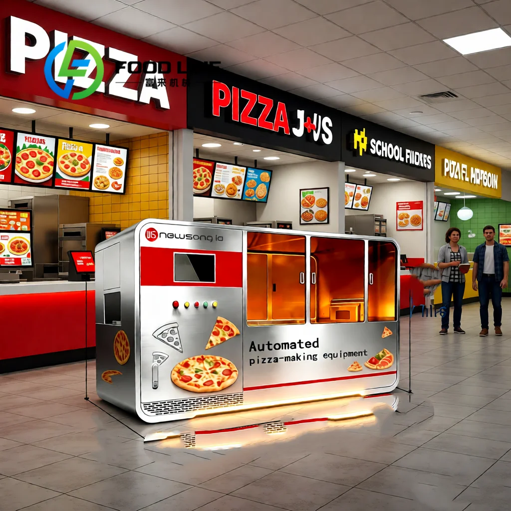 Customize The Automatic Pizza-making Machine Is Equipped With An Intelligent Menu And Multiple Recipes.