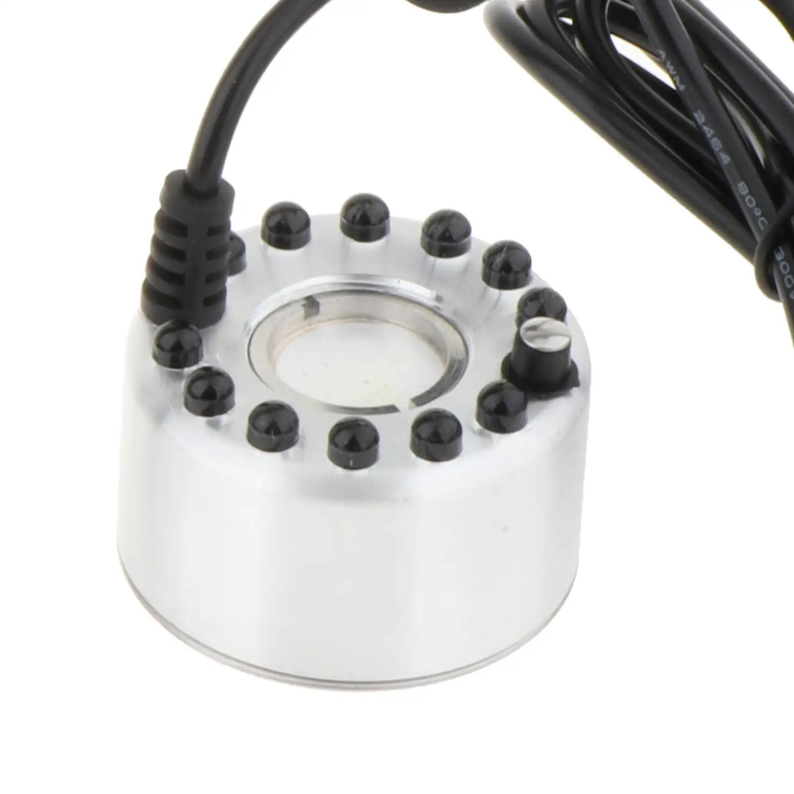 ضباب صغير مع محول LED ملون للاتحاد الأوروبي، ملحقات متعددة الوظائف متغيرة الألوان للنافارات الداخلية أو الخارجية