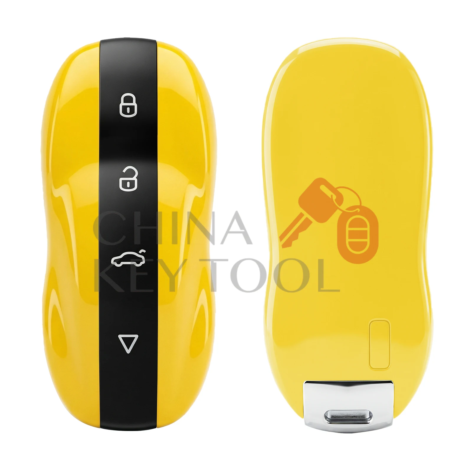 KEYDIY KD ZB71-4 Universal Smart Remote Key Amber Yellow For 46, 47, 48, 49, 4A, MQB48, 5C Chip Types