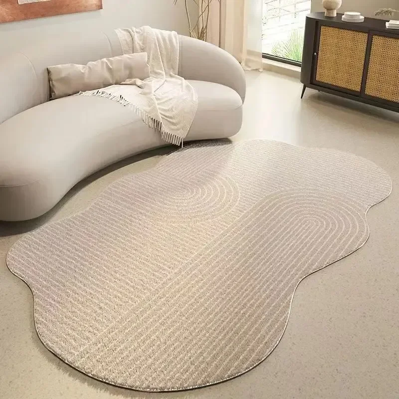 Nordic Living Room Carpet Irregular Home Bedroom Room Bedside Rugs Thick Simple Cloakroom Leisure Area Plush Mats AlFOMBRA 양탄자