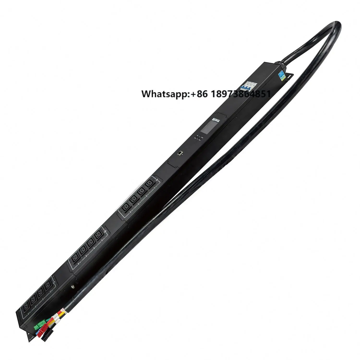 

3 Phase 160A 120kw 415V C19 Smart Meter PDU Power Rack Intelligent Management Power Socket SNMP Shunt Switch Shunt Detection