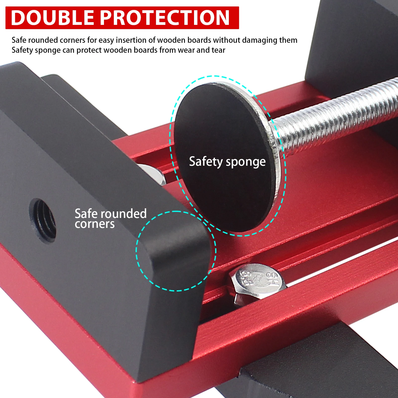 Aluminum Cabinet Door Positioning Jig Measurement Drilling Tool Mounting Jig With Support Arm&Clamp for Installing Cabinets