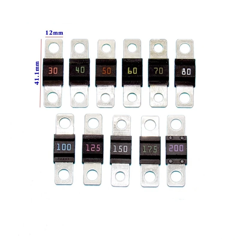 

5PCS Automobile flat bolt type fork bolt generator high current animal battery battery fuse fuse fuse