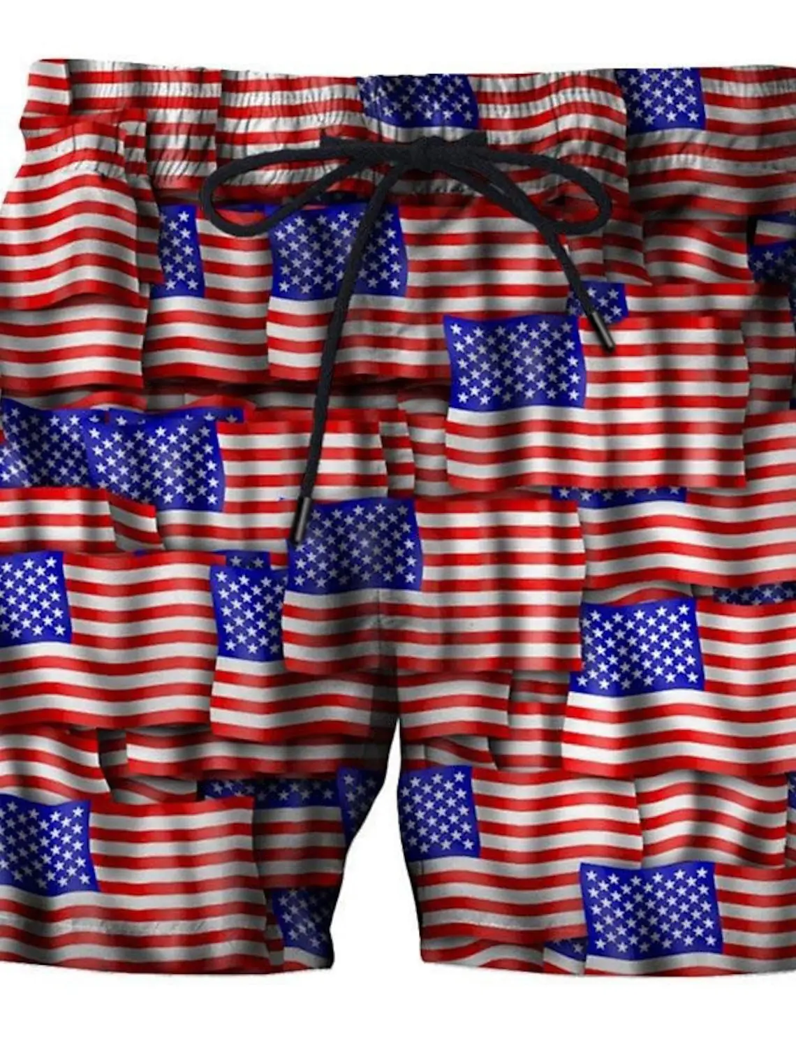 Men's Board Shorts Swim Shorts Swim Trunks Eagle American Flag Quick Dry Short Holiday Beach Hawaiian Casual 4 Micro-elastic