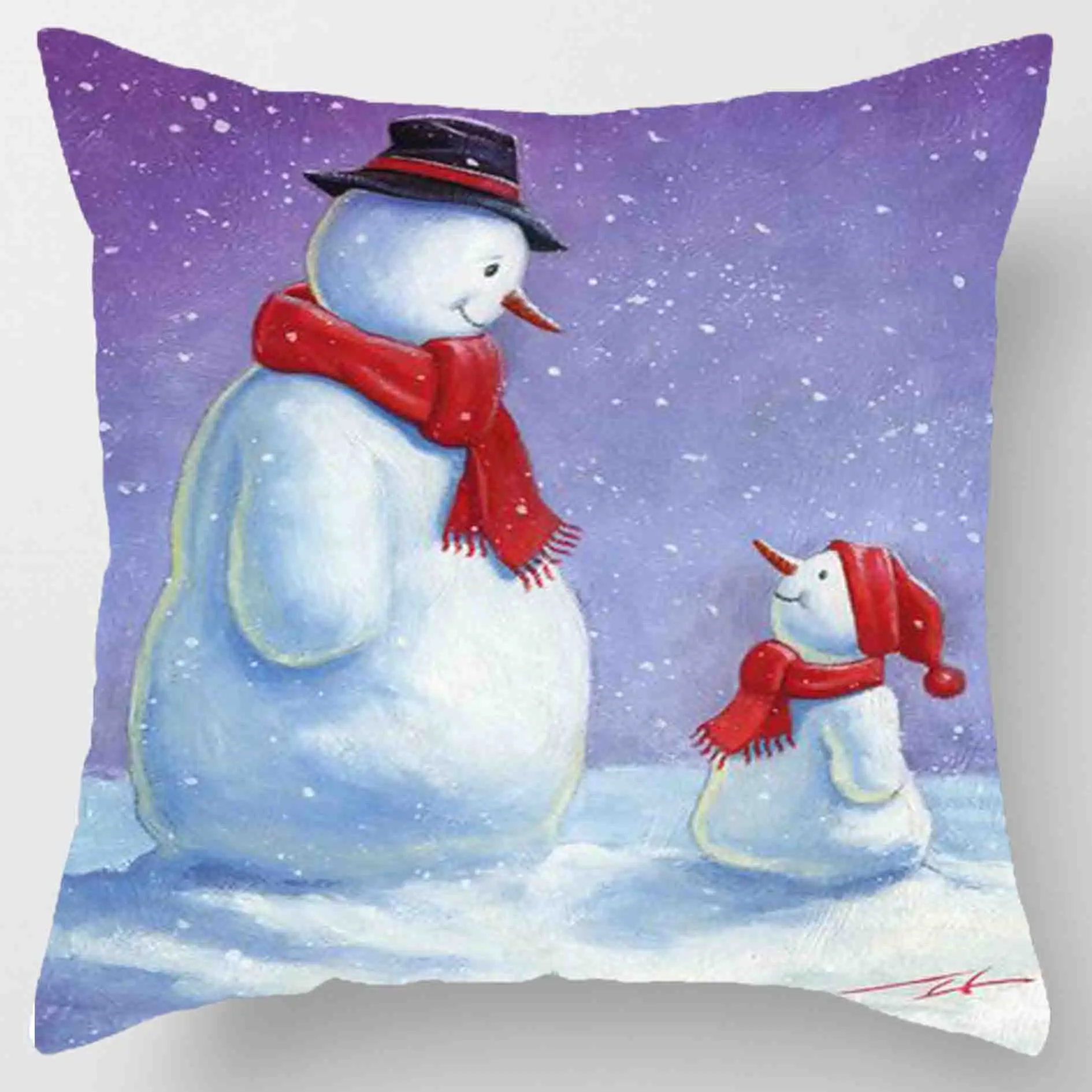 

Christmas Snowman Cuddle Pillowcase Family Christmas Pillowcase 2024 Christmas decorations Christmas Snowman Gift 2025 Happy New