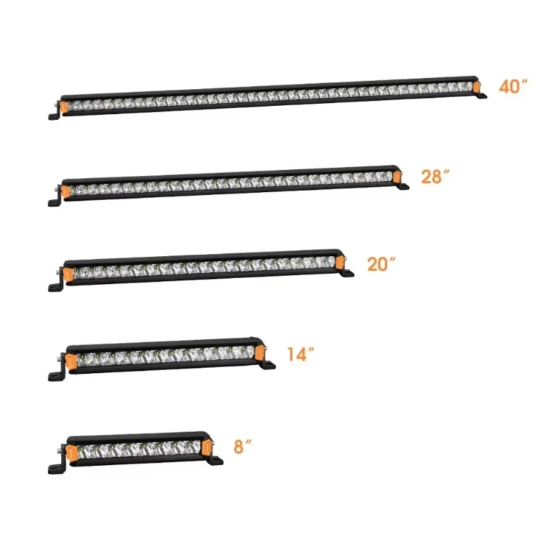 5 Years Warranty Combo Beam Offroad 8'' 14'' 20'' 28'' 40 Inch Single Row Led Light Bar For 4x4 4WD Car Truck