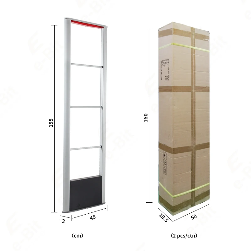 نظام باب هوائي أمان مضاد للسرقة بتردد 8.2 ميجاهرتز - بوابة كشف EAS RF-002 مع مراقبة RF واسعة النطاق لمتاجر البيع بالتجزئة