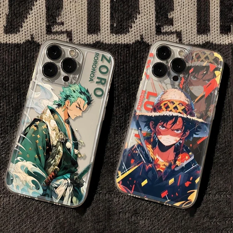 ONE PIECE Phone Case for Samsung Galaxy A14 4G 5G S23 S24 S20 A24  Luffy Nami Zoro Sanji Usopp Anime Custom Phonecase