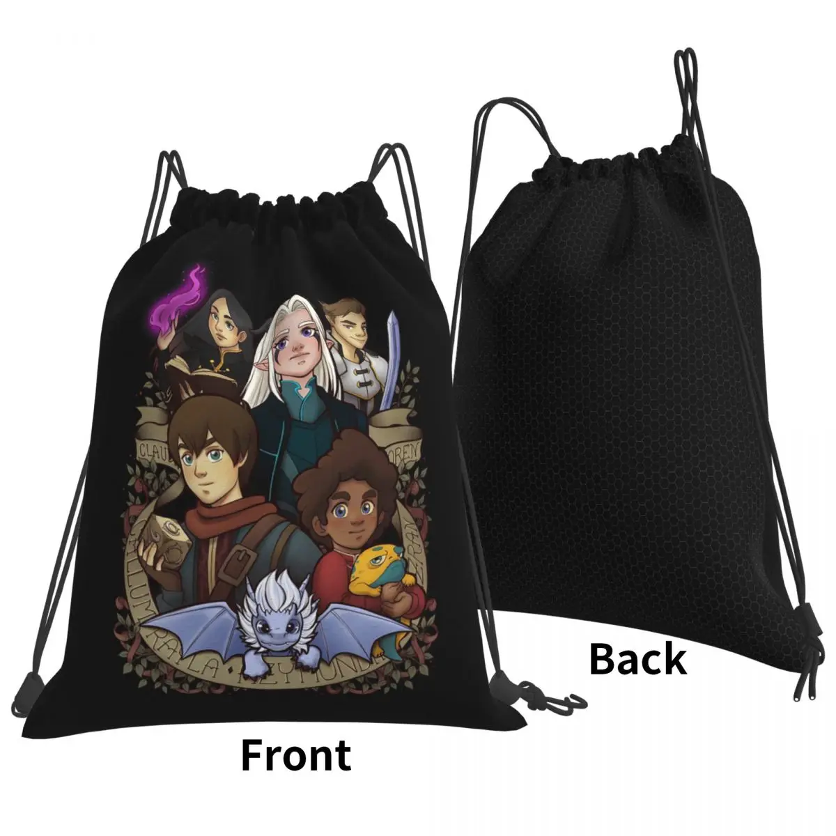 The Future King Backpacks Multi-function Drawstring Bags Shoes Bag Book Bags for Travel Students