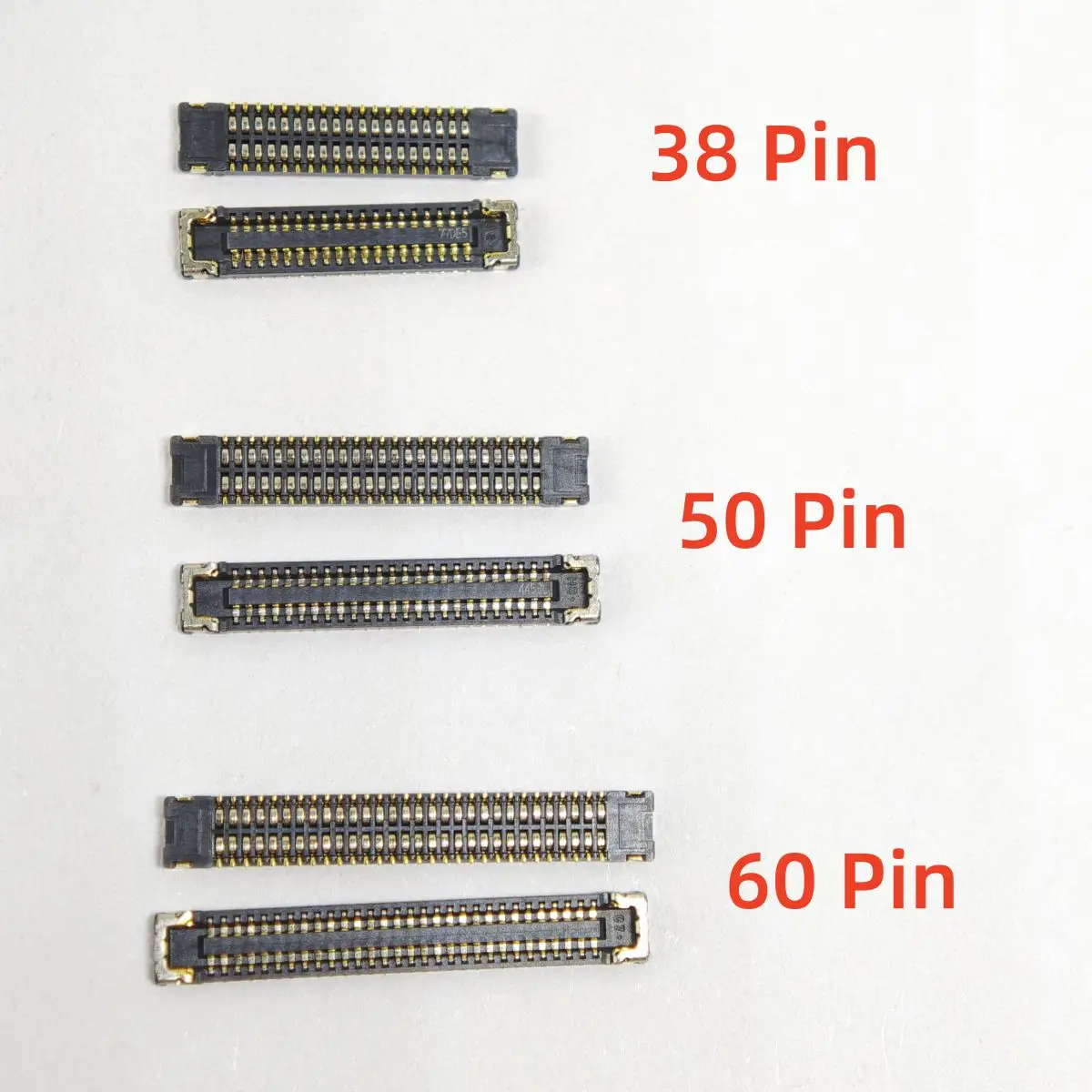 10Pcs FPC Connector For Infinix Tecno Oraimo Ltel  LCD Display Screen On Flex Cable On Mainboard Motherboard 38Pin 50Pin 60Pin