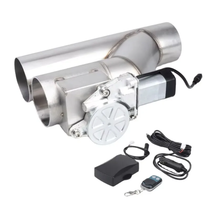 Universal Electric Exhaust Cut Out Valve Muffler Kit Double Valve 2.25'' 2.5'' 3'' for Exhaust Pipes - view 2