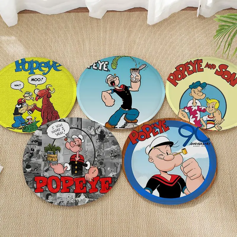 

Cute Cartoon P-Popeye Cushion Mat European Stool Pad Patio Home Office Chair Seat Cushion Pads Sofa Seat 40x40cm Chair Mat Pad