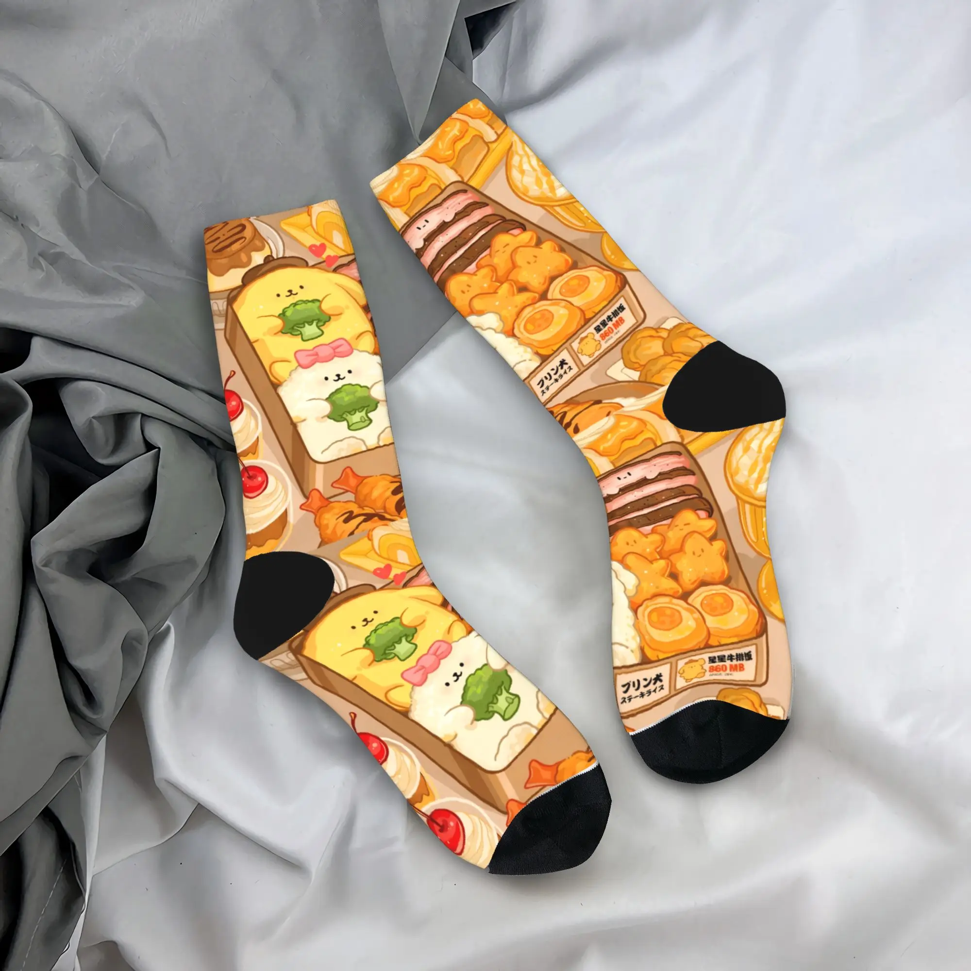 Calzini Poms Poms Purins Calze invernali Retro unisex da uomo Calzini morbidi e caldi Design Calzini antisudore per sport all'aria aperta