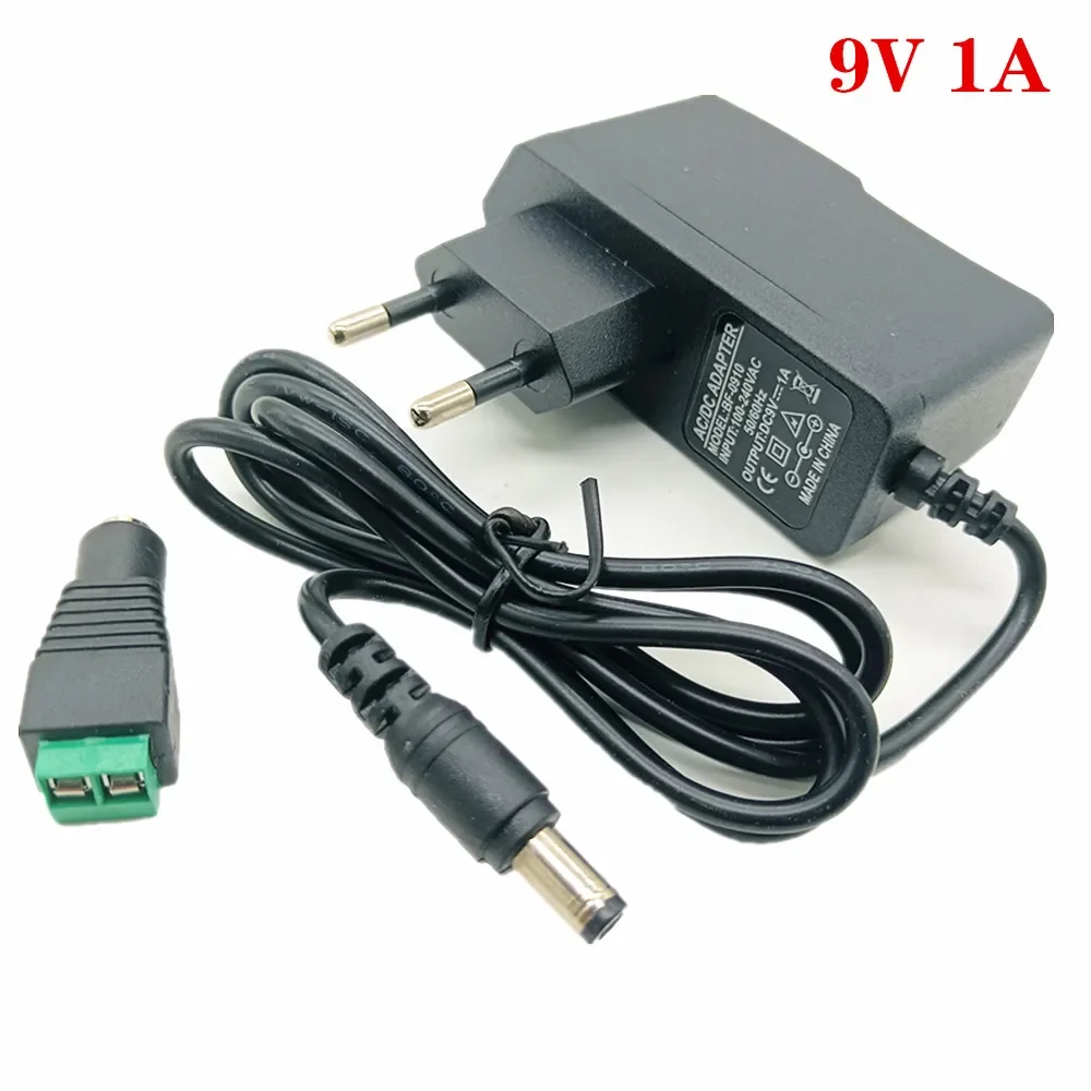 

AC 110-240V DC 9V 1A 2A 3A Universal Power Adapter Supply Charger adapter Eu Us for LED light strips led driver 220v