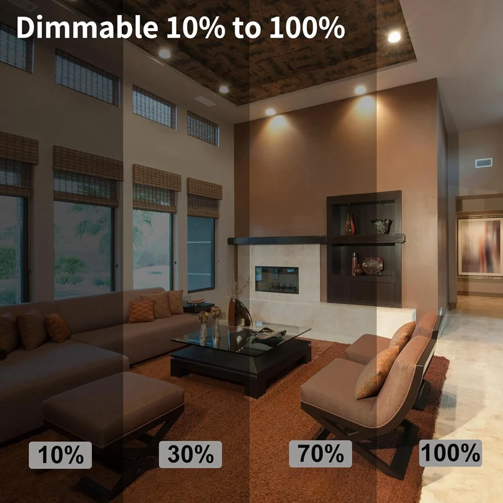 GTBL PAR20 Flood 39W 120V 480 lúmenes - Paquete de 2 bombillas de inundación PAR20 2800K blanco cálido, PAR 20 regulable con base E26 2 piezas