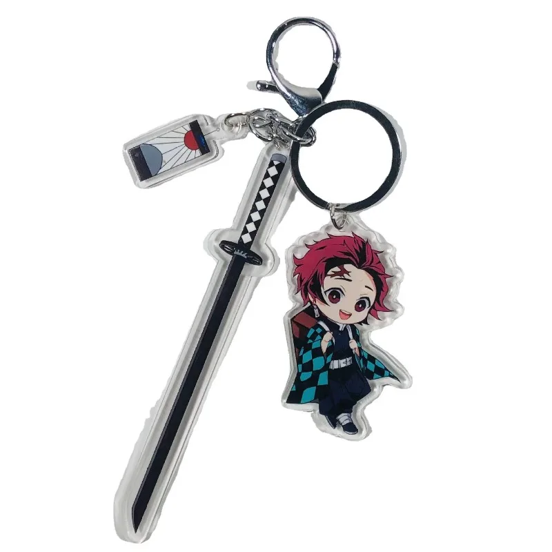 

Сумка-подвеска с призрачным лезвием, девятиколонный уголь, акриловый брелок Lang Your Bean, подарок, подарок