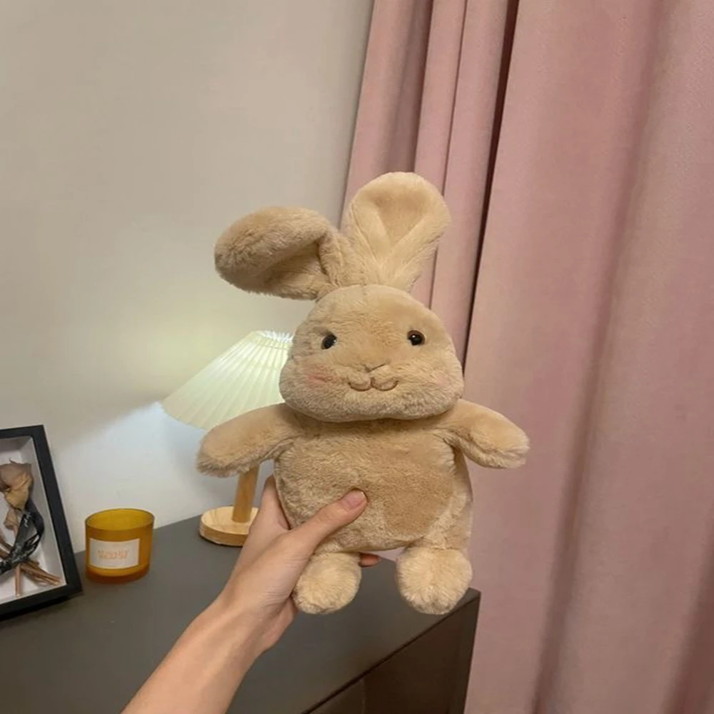 

30cm Super Soft Cute SmileBrown Rabbit Plush Doll Sleeping Pillow Home Decoration Give Your Child A Birthday Christmas Present