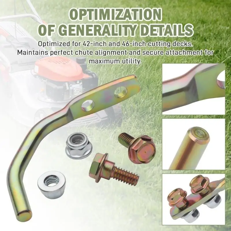 Corrosion Resistant Metal Lower Chutes Mounting Rod Assembly Suitable for Double Baggers And Collectors 689-00636