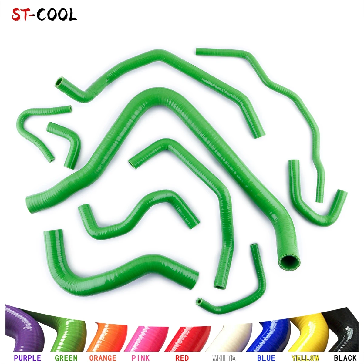 

For Honda Accord MK4 CB7 F22A F20A 1990 1991 1992 1993 Radiator & Heater Hoses Kit Silicone Tubes Piping 10Pcs 10 Colors