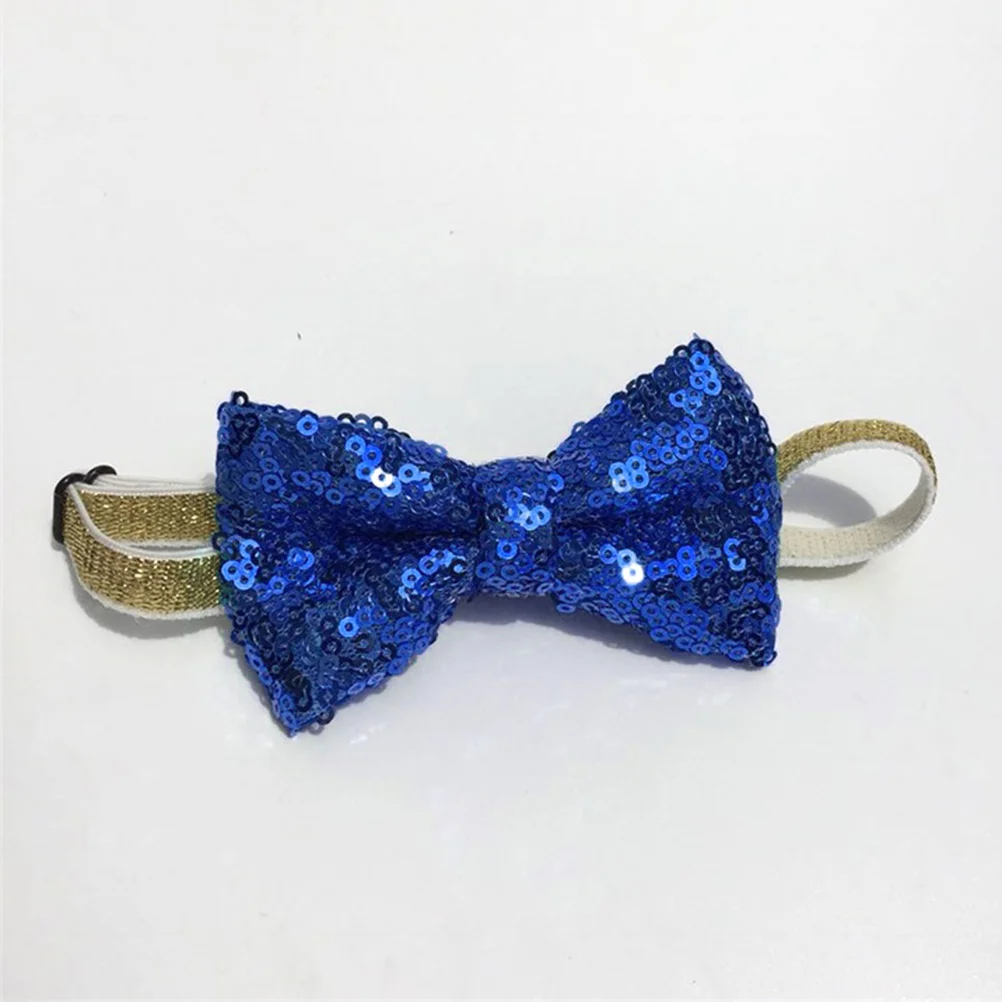 

Pet Birthday Party Hat Blue Dog Cat Bowknot Comfortable Cloth Cosplay Headwear for Birthday Parade Fancy Dress