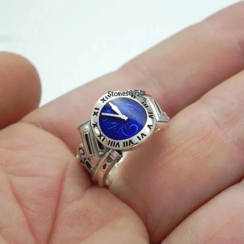 Person Ring Yuuki Makoto Rings for Women Metal Accesorios Party Fashion Trend Cosplay Anime Jewelry Lovers Party Gifts Blue