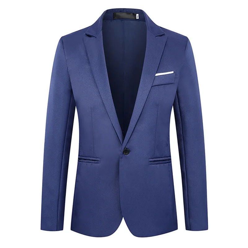 LM11618 Men's Korean Style Groom Suit Fitted Jacket