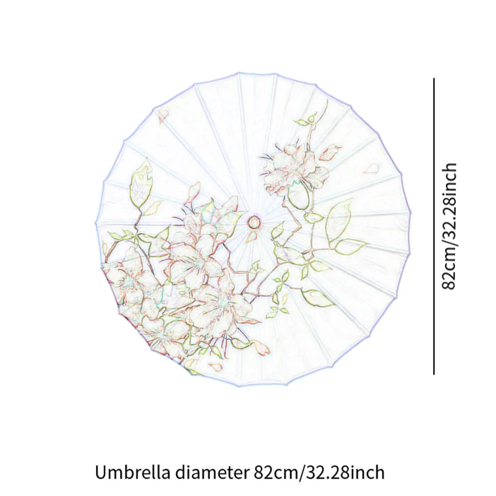 Chinese Classical Umbrella Oiled Paper Umbrella Oriental Parasol Handmade for Wedding Party Costumes Chinese Photo Props Decor