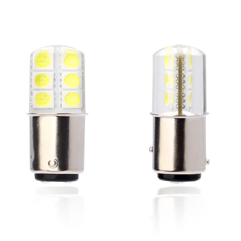 1157 P21/5W Bay15d S25 LED 12SMD 12V 1W Silica Gel Automobile Car Brake Light Stop Parking DRL Signal Lamp Red White Yellow