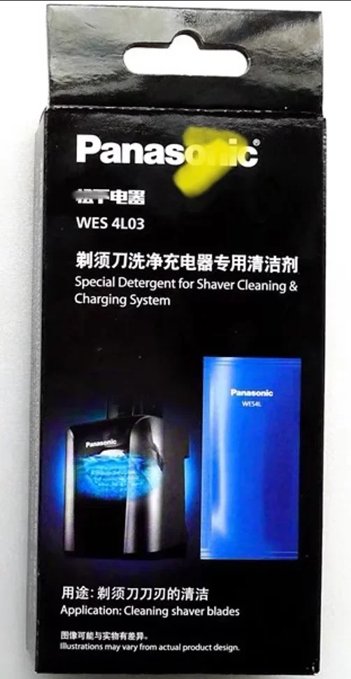 Original WES4L WES4L03 shaver cleaning for Razor each package 3bags*15ML inside